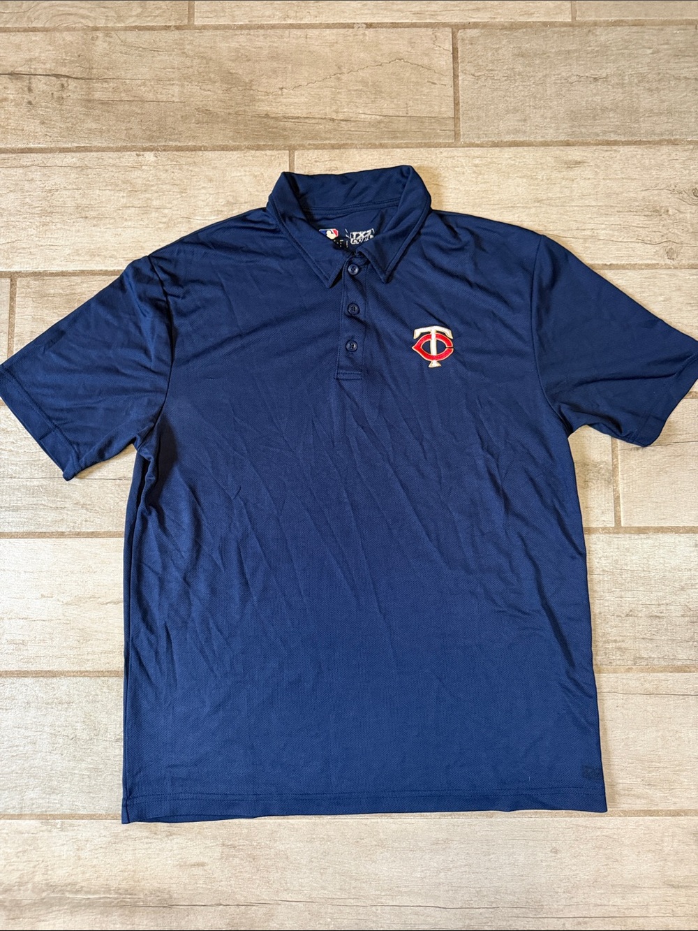 Minnesota Twins MLB TX3 Cool Navy Performance Polo Men’s Large